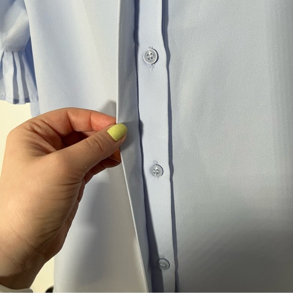 French Connection Pleated Sleeve Blouse - Picture 3 of 7